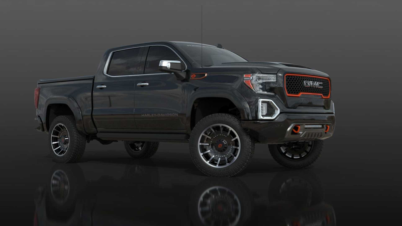 Illustration for article titled The 2020 Harley-Davidson GMC Sierra Proves Just Because You Have No Taste Doesn't Mean You Have To Buy Ford